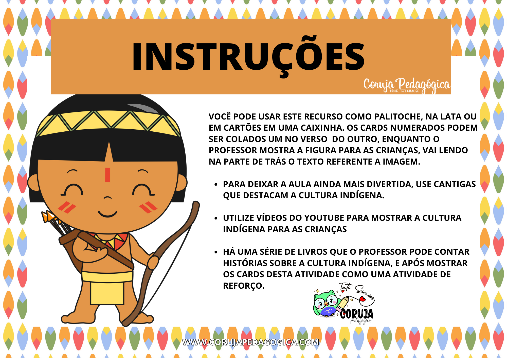 FLASH CARDS CULTURA INDÍGENA