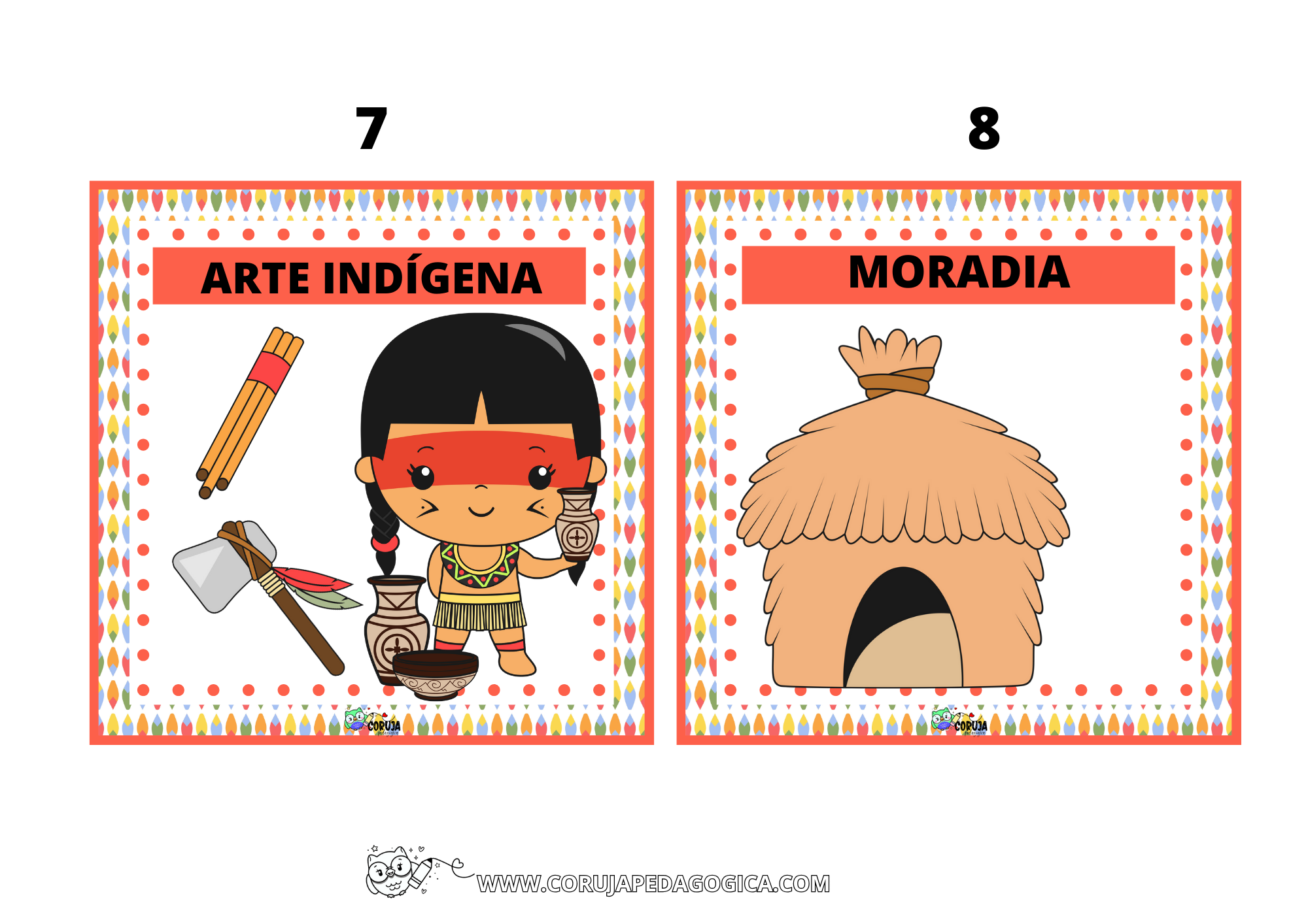 FLASH CARDS CULTURA INDÍGENA