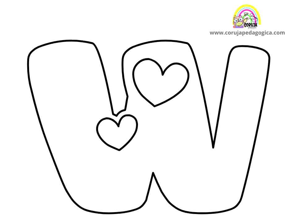 Molde de letras Alfabeto Love maiúscula ALFABETO LOVE MAIUSCULAS ©corujapedagogica.com 13