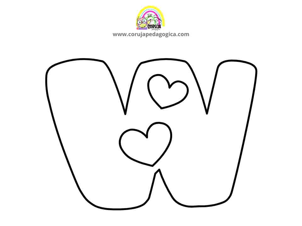 Molde de letras Alfabeto Love minúscula ALFABETO LOVE MINUSCULAS ©corujapedagogica.com 13