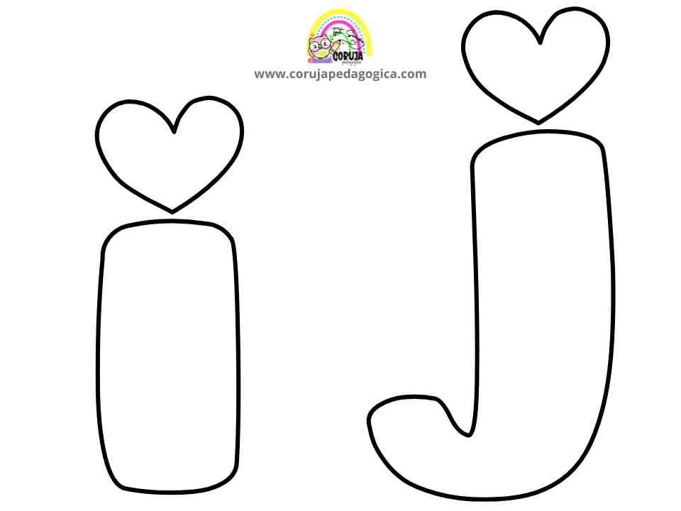 Molde de letras Alfabeto Love minúscula ALFABETO LOVE MINUSCULAS ©corujapedagogica.com 5