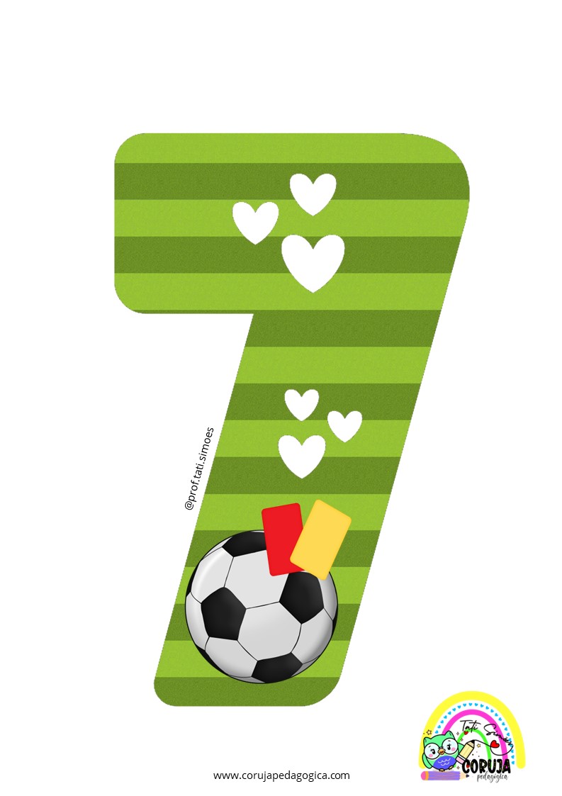 Alfabeto de futebol verde para imprimir