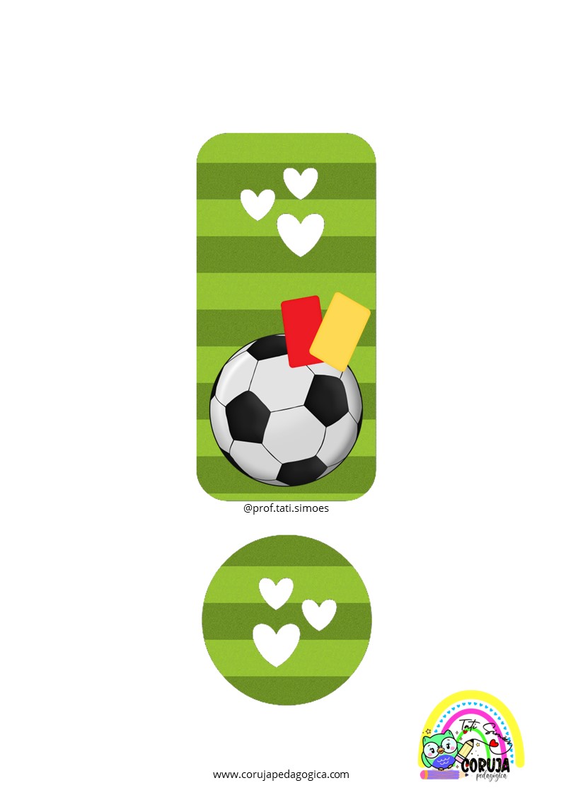 Alfabeto de futebol verde para imprimir