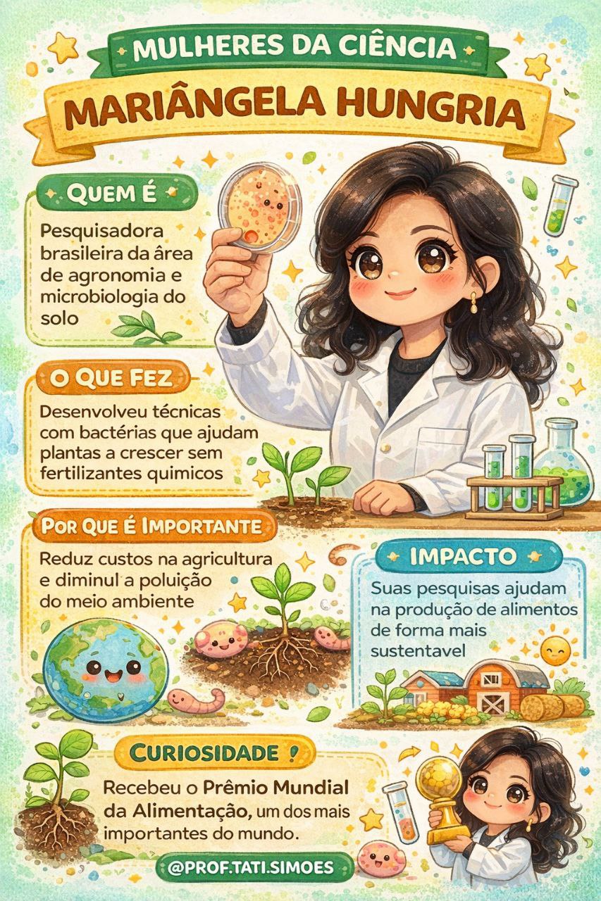 Dra. Mariângela Hungria: Atividades de Ciências