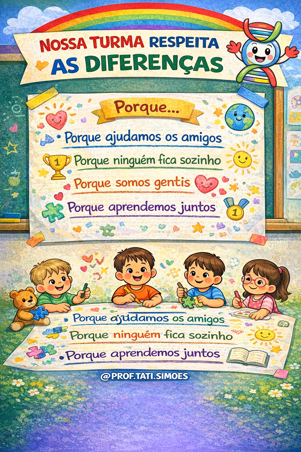 Síndrome de Down na Escola: Atividades e Dicas para uma Inclusão Real @prof.tati.simoes