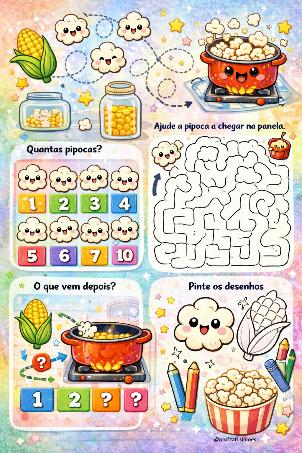 Pula Pula Pipoquinha: Música, Sequência Lógica e Alfabetização