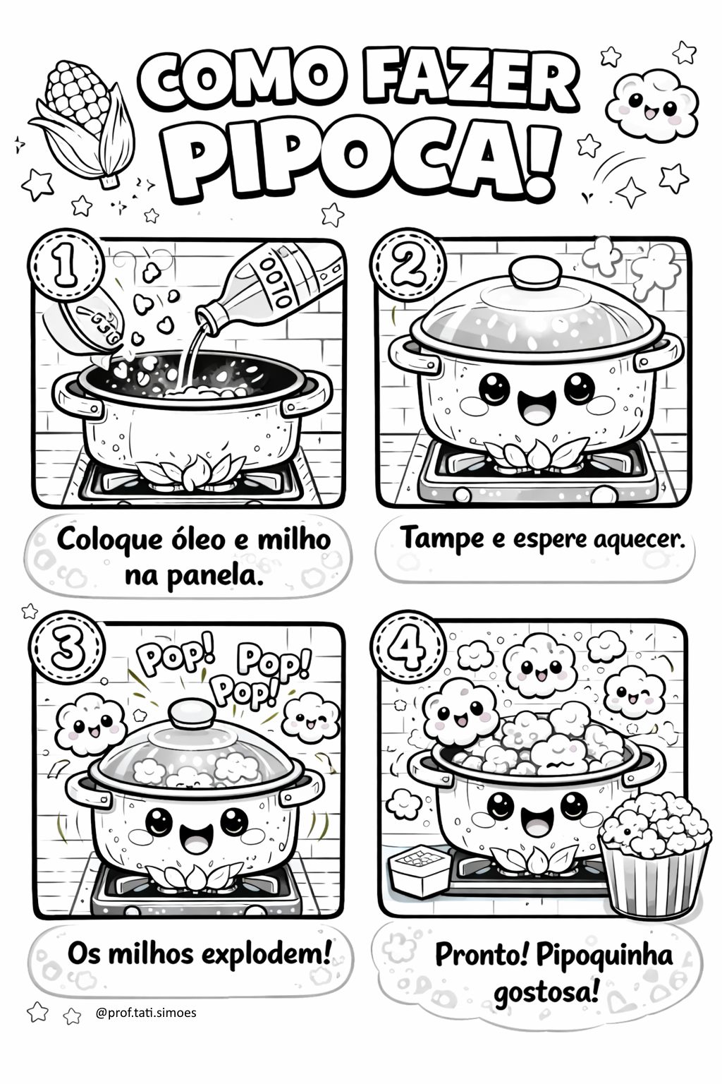 Pula Pula Pipoquinha: Música, Sequência Lógica e Alfabetização