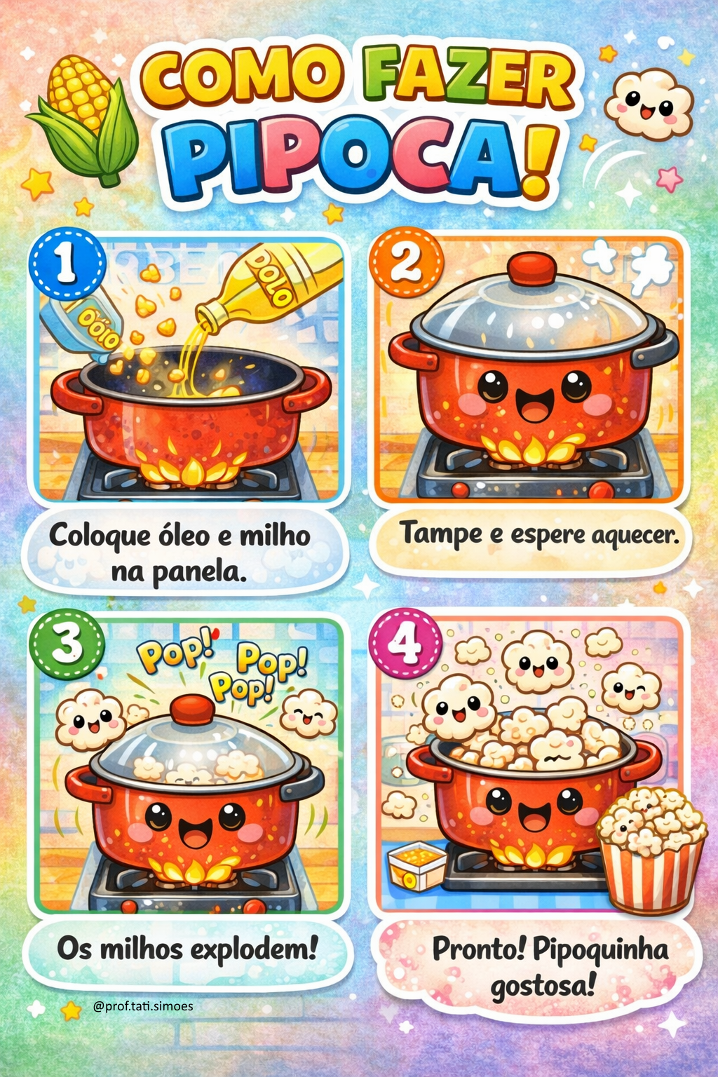 Pula Pula Pipoquinha: Música, Sequência Lógica e Alfabetização