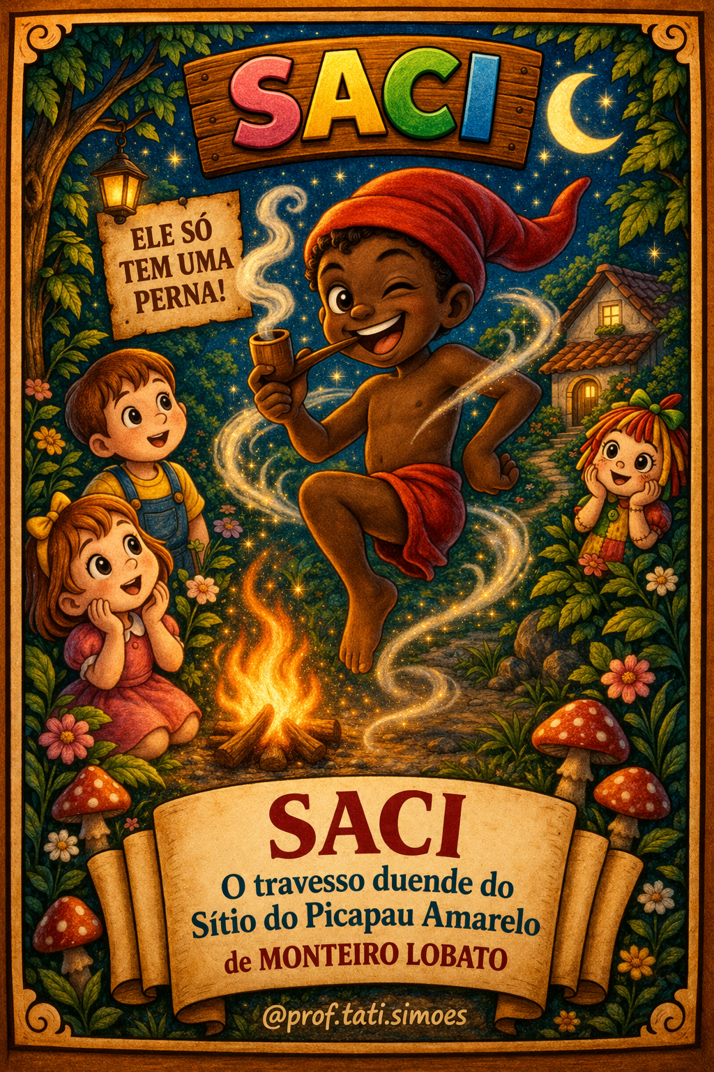 18 de Abril: Monteiro Lobato e o Sítio do Picapau Amarelo na escola @prof.tati.simoes