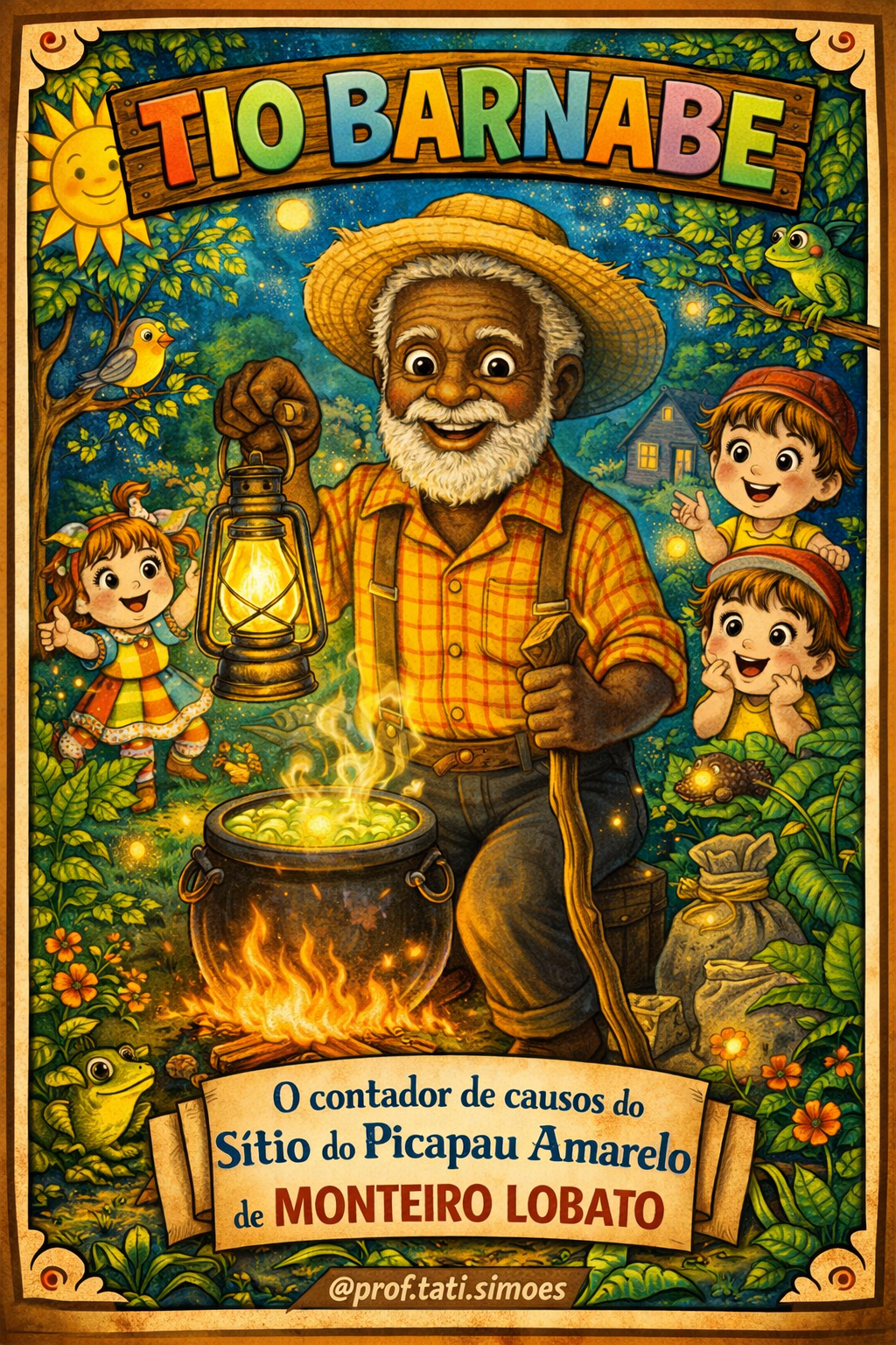 18 de Abril: Monteiro Lobato e o Sítio do Picapau Amarelo na escola @prof.tati.simoes