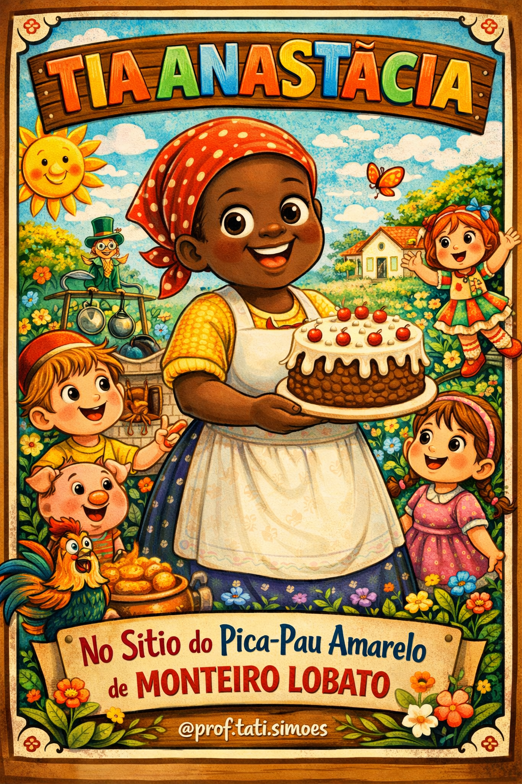 18 de Abril: Monteiro Lobato e o Sítio do Picapau Amarelo na escola @prof.tati.simoes