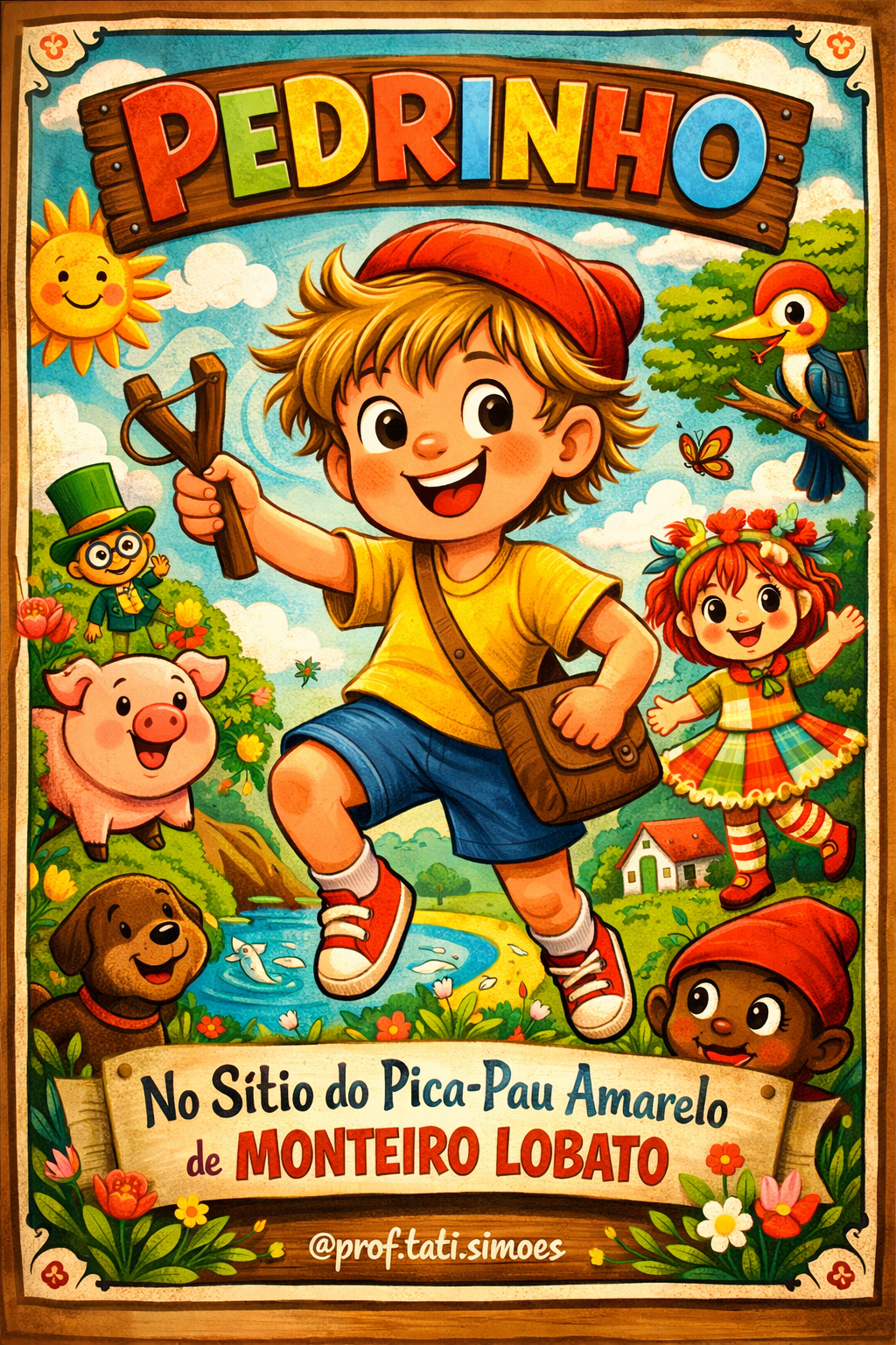 18 de Abril: Monteiro Lobato e o Sítio do Picapau Amarelo na escola @prof.tati.simoes