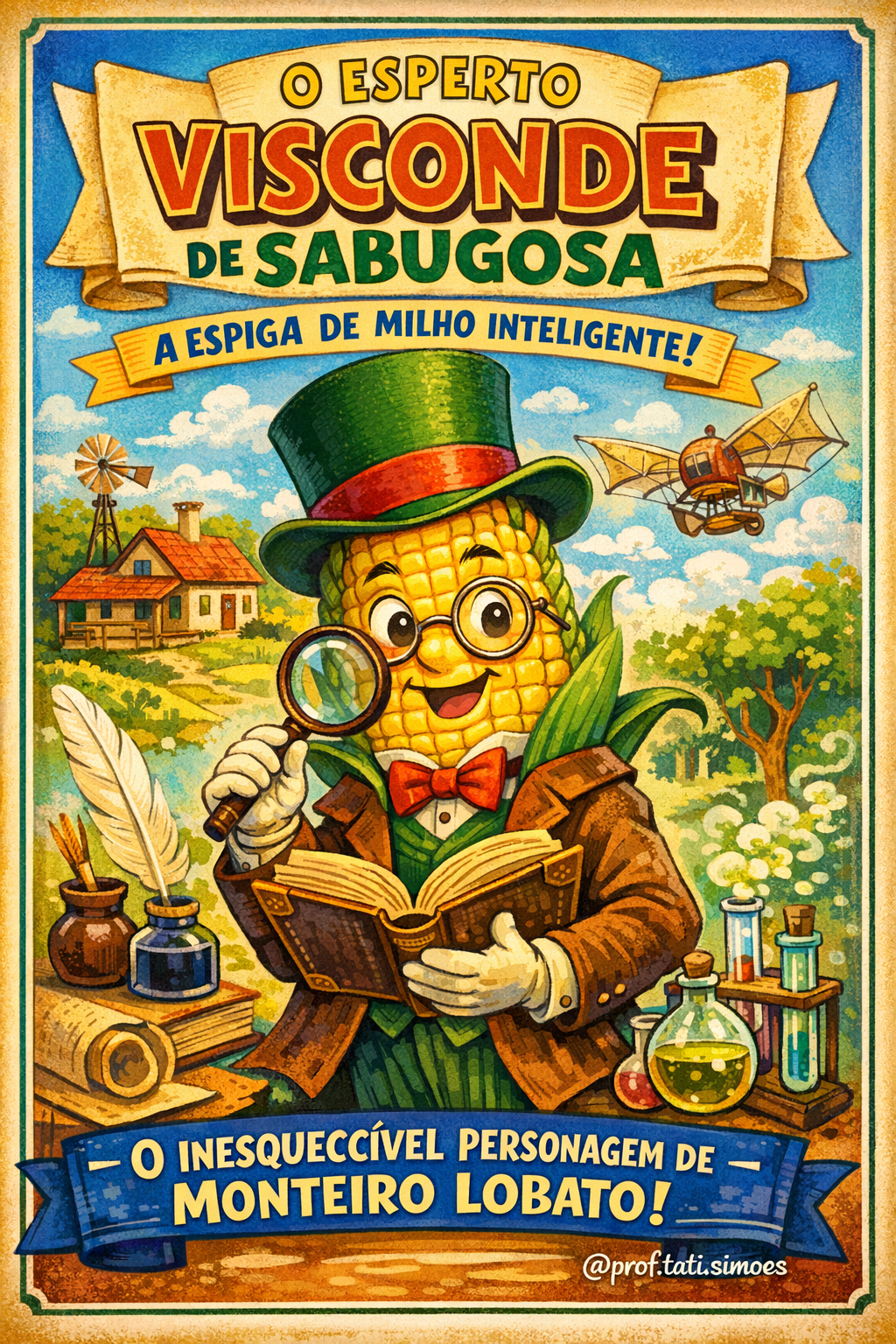18 de Abril: Monteiro Lobato e o Sítio do Picapau Amarelo na escola @prof.tati.simoes