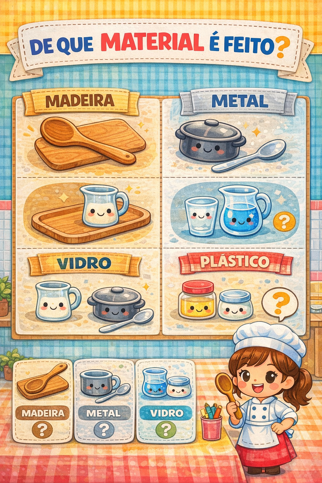 Atividades da Cozinha para 1º ao 3º Ano: Ciências e Matemática Atividades da cozinha para 1º ao 3º ano: explorando materiais, misturas e matemática