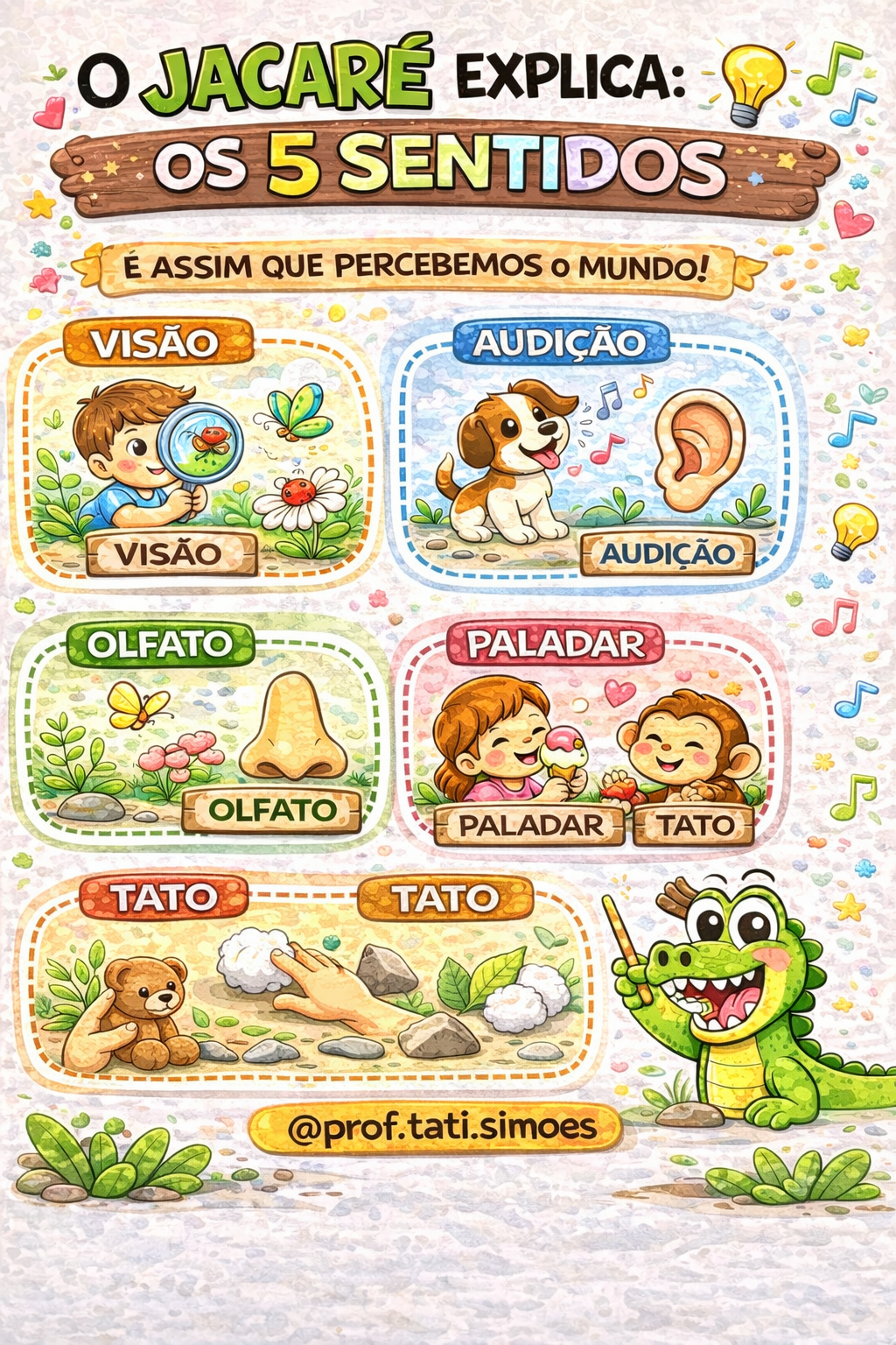 Projeto Eu Conheço um Jacaré: Atividades e BNCC para Imprimir