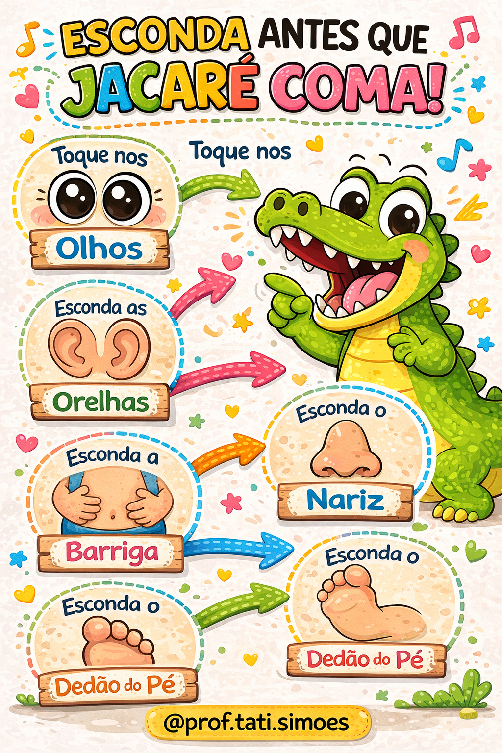 Projeto Eu Conheço um Jacaré: Atividades e BNCC para Imprimir