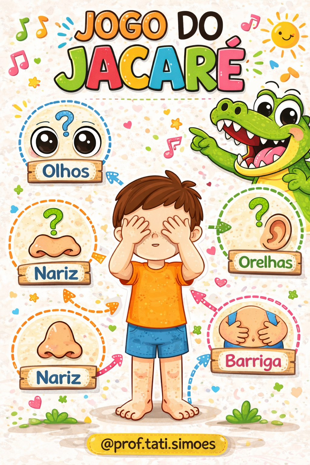 Projeto Eu Conheço um Jacaré: Atividades e BNCC para Imprimir