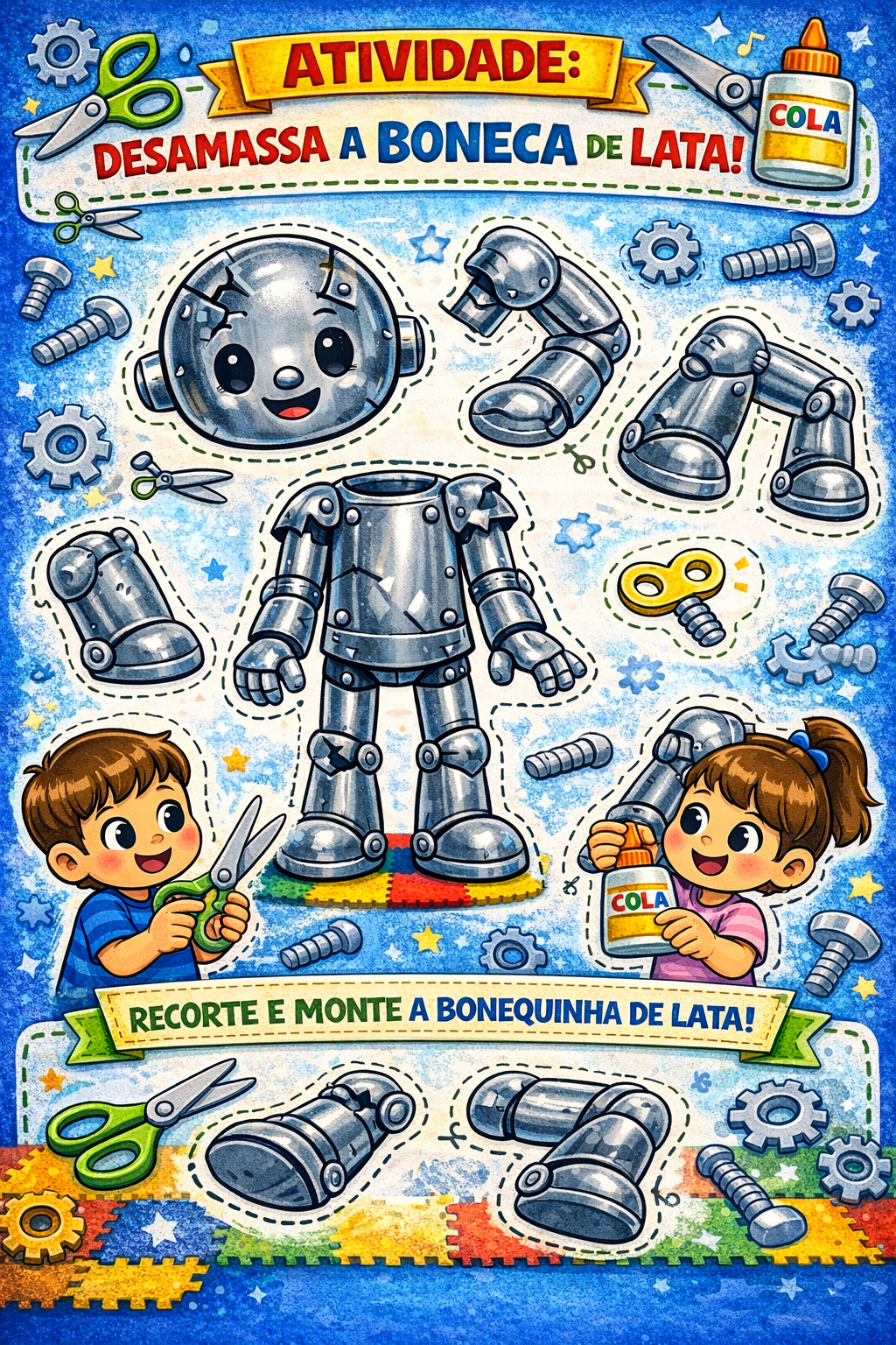 Projeto Minha Boneca de Lata: Atividades Esquema Corporal e BNCC