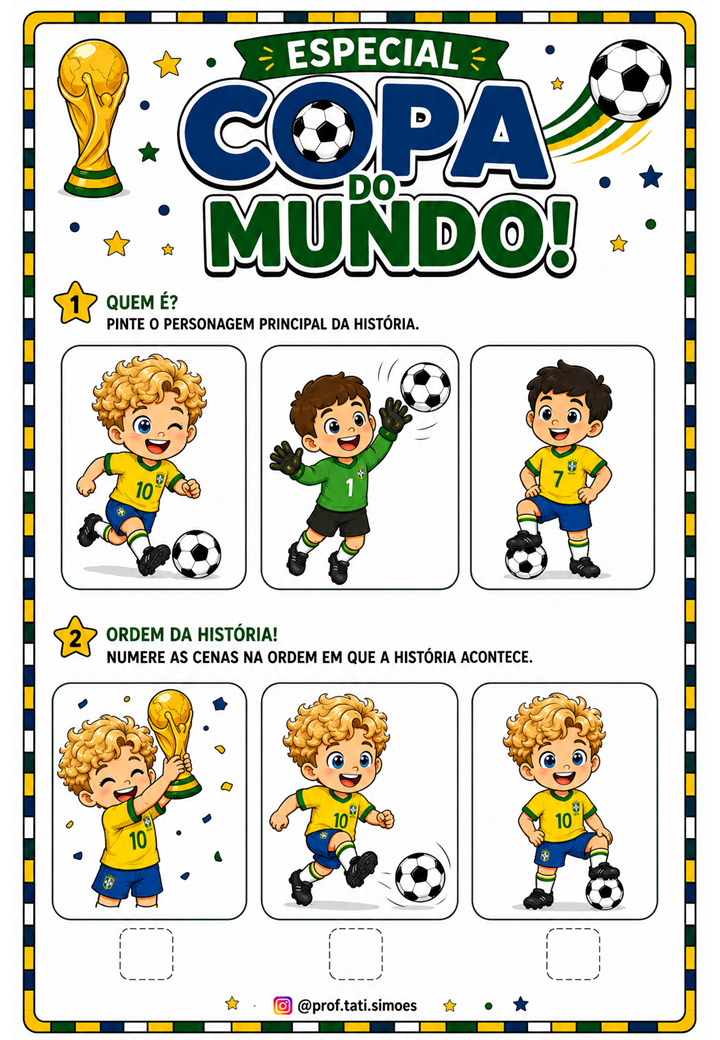 Atividades da Copa do Mundo para Educação Infantil – Diversão, Aprendizagem e Futebol