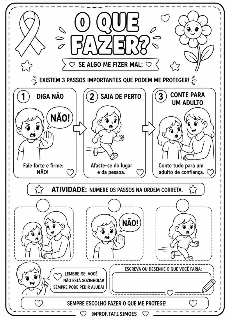 Maio Laranja na Escola: Atividades de Prevenção e o Semáforo do Corpo