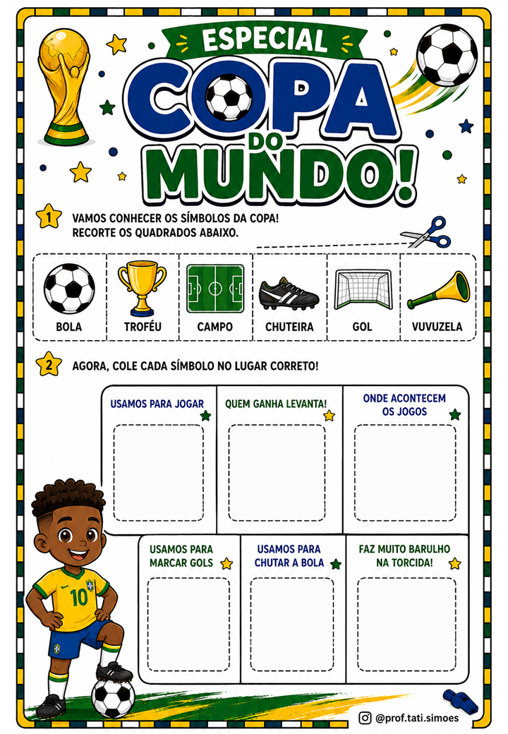 Atividades da Copa do Mundo para Educação Infantil – Diversão, Aprendizagem e Futebol