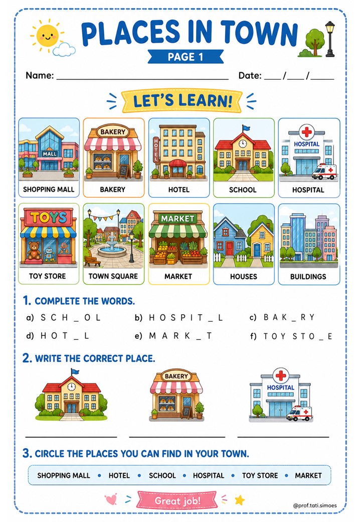 Atividades de Inglês para o 4º Ano com BNCC e Gabarito @prof.tati.simoes